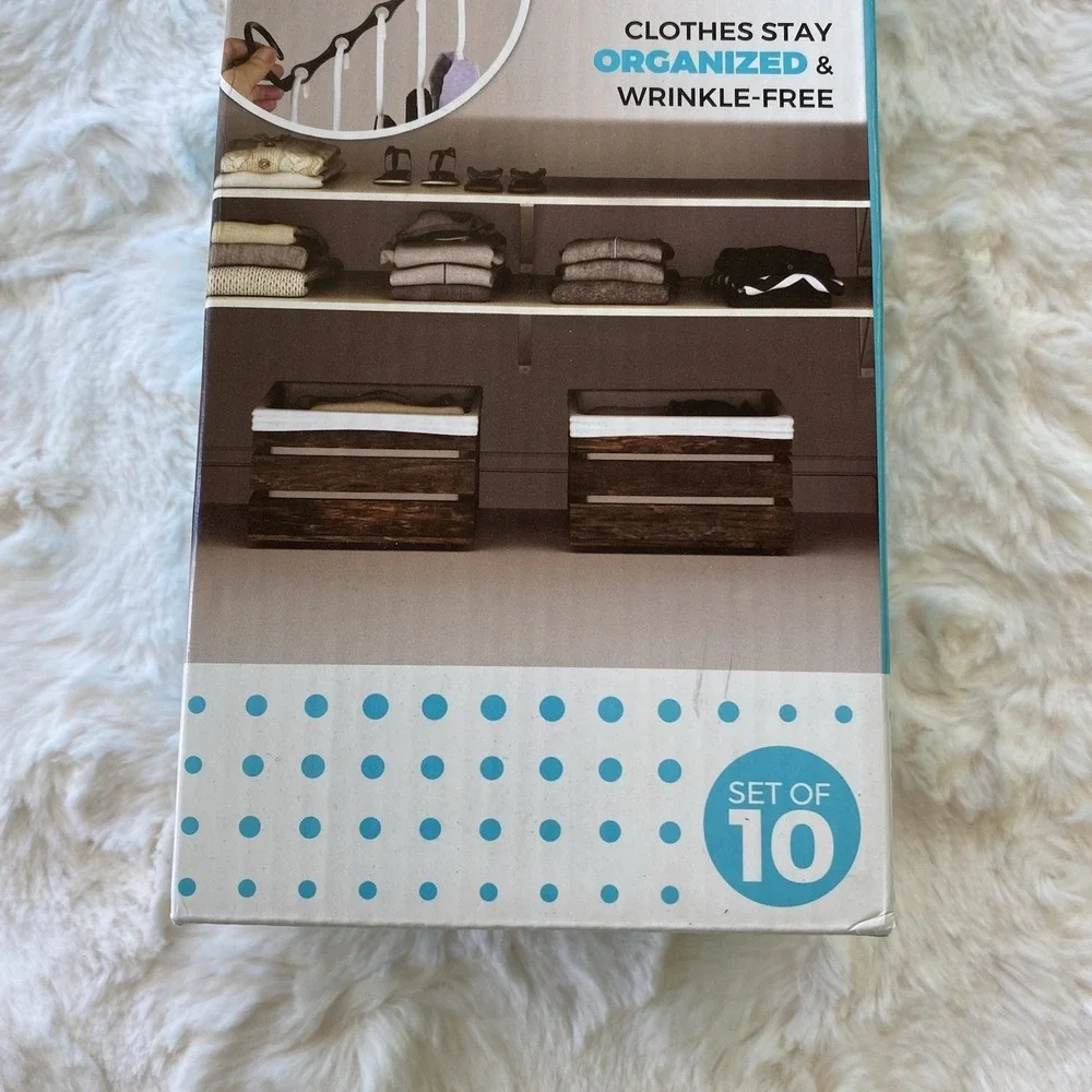 Ideaworks As Seen On TV Magic Hangers Set Of 10 Closet Clothes Organizer Hanger